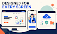 create modern flat illustrations for your saas website or app