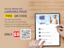 do custom landing page with lifetime hosted and free qr code