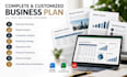 create a professional business plan with financial projections