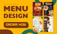 design drink menu food menu restaurant menu cafe menu hotel flyer food menu