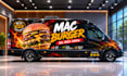 design eye catching food truck wrap for your car, van, vehicle, truck wrap