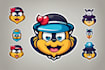 do a creative cartoon mascot logo design