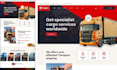 build logistics website, trucking website, cargo website, towing service website