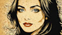 design image into multi layer stencil portrait vector art