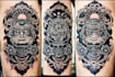 create tattoo japanese old school design
