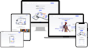 develop a responsive mern stack website with authentication