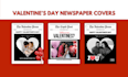 turn your photos into valentines magazine and newspaper covers