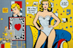 do a retro pop art roy lichtenstein style