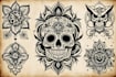 create old school or traditional tattoo design