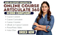 design elearning course modules, curriculum for online class in articulate 360