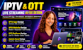 rebrand iptv app iptv website live streaming app ott platform with admin pannel