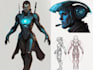 do the science fiction character design