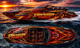 design eye catching boat wrap, yacht wrap, vehicle wrap design, car or van wrap