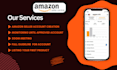 create amazon seller account, setup and management services