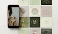 create branded instagram templates for wellness and mental health businesses