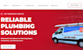 design plumbing website with booking system for plumber website handyman website
