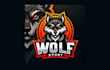 make a powerful wolf mascot logo with free source file