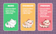 draw cute kawaii animal character for sticker, mascot and branding