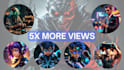 design unique gaming youtube thumbnail