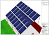 do solar structure 3d model solar panel permit layout plan