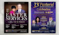 design a stunning church or gospel event flyer in 24 hours