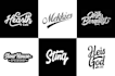 create a custom hand lettering logo and typography design