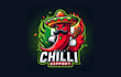 create a creative mexican chill mascot logo in just two day