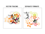 do vector tracing, logo or image into vector in 1 to 4 hours