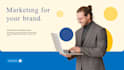 design custom branded powerpoint business presentation template master slides