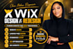 wix website design wix website redesign design wix website development