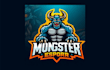 make a unique monster mascot logo with unlimited revisions
