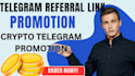 hit 10m daily referral count for p2e mini game telegram referral link promotion
