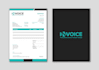 design professional printable and editable invoice