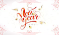 design new year, christmas card and video