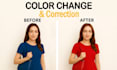 perfectly color change, color correction, color replacement