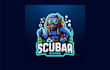 make an awesome scuba diving mascot logo within two days