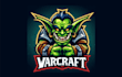 do amazing warcraft goblin mascot logo with any file