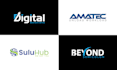 custom text based logo for your busines
