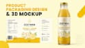 design premium product packaging and label design