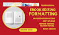 proofread manuscript, format paperback, memoir layout and novel ebook formatting