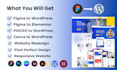 convert xd, canva, figma to wordpress website design using elementor pro