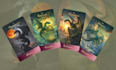 illustrate a custom oracle card deck from your idea