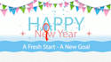 create a happy new year logo