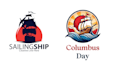 make creative unique boat ship logo