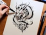 draw amazing japanese oriental tattoo