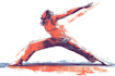 draw exercise, people, medical, etc illustration, vector