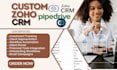 setup custom zoho automation zoho email campaign pipedrive bitrix24 agile CRM
