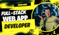 do software development, full stack web application backend, front end developer