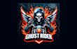 do amazing ghost rider mascot logo with new concepts