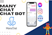 develop manychat whatsapp chatbot business on dialogflow, twilio, chatgpt